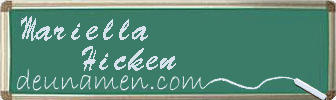Mariella Hicken Visitenkarte